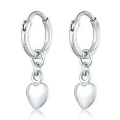 Elli "Creolen Herz< Symbol-schmuck|Herz-schmuck