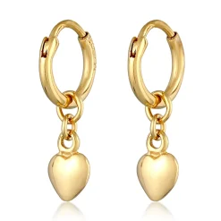 Elli "Creolen Herz< Symbol-schmuck|Herz-schmuck