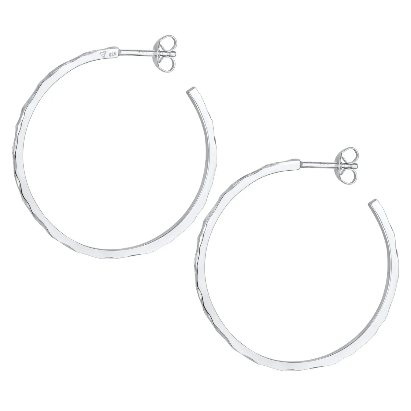 Elli "Creolen Stecker Basic< Ohrringe|Vergoldet