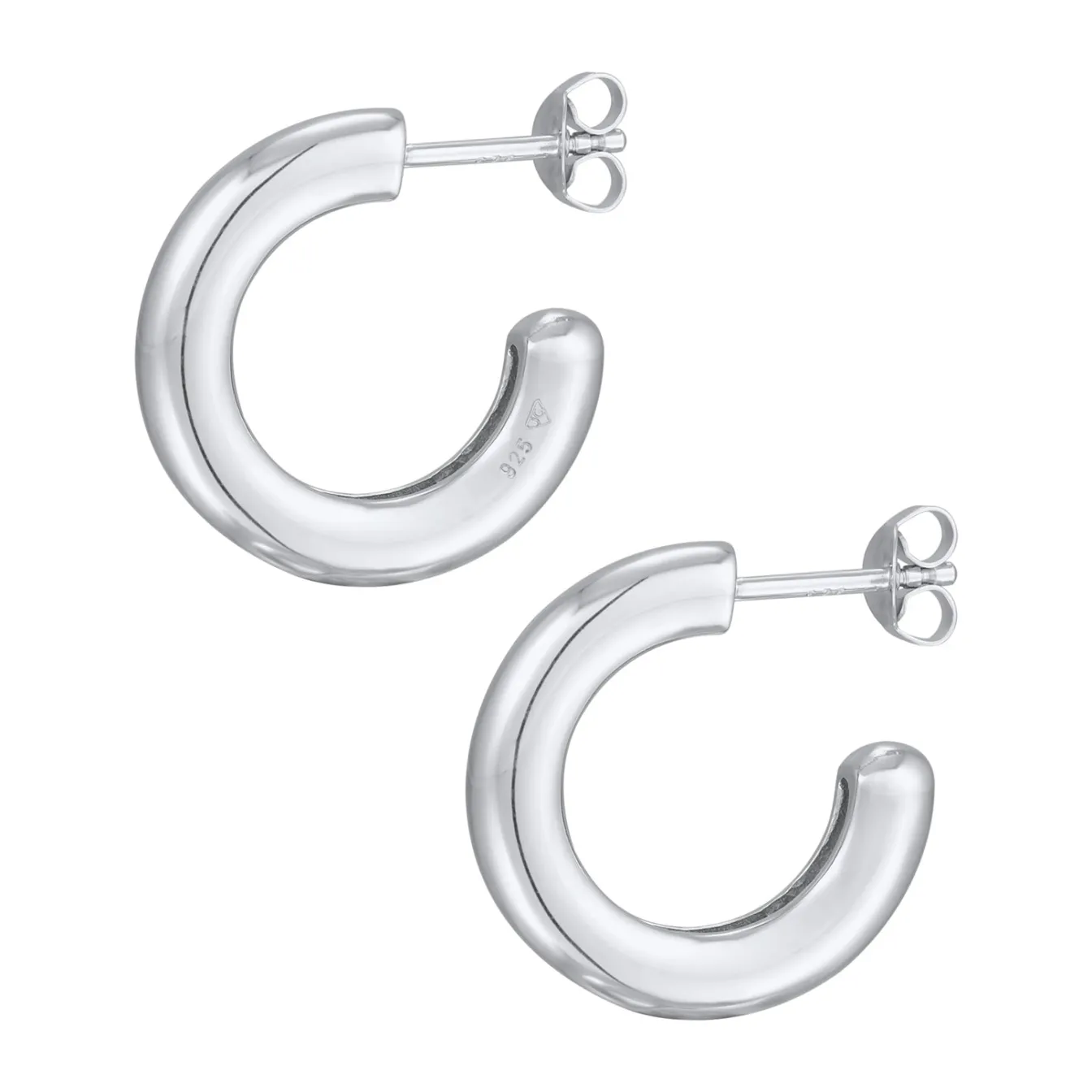 Elli "Creolen Stecker Basis< Ohrringe|Silber