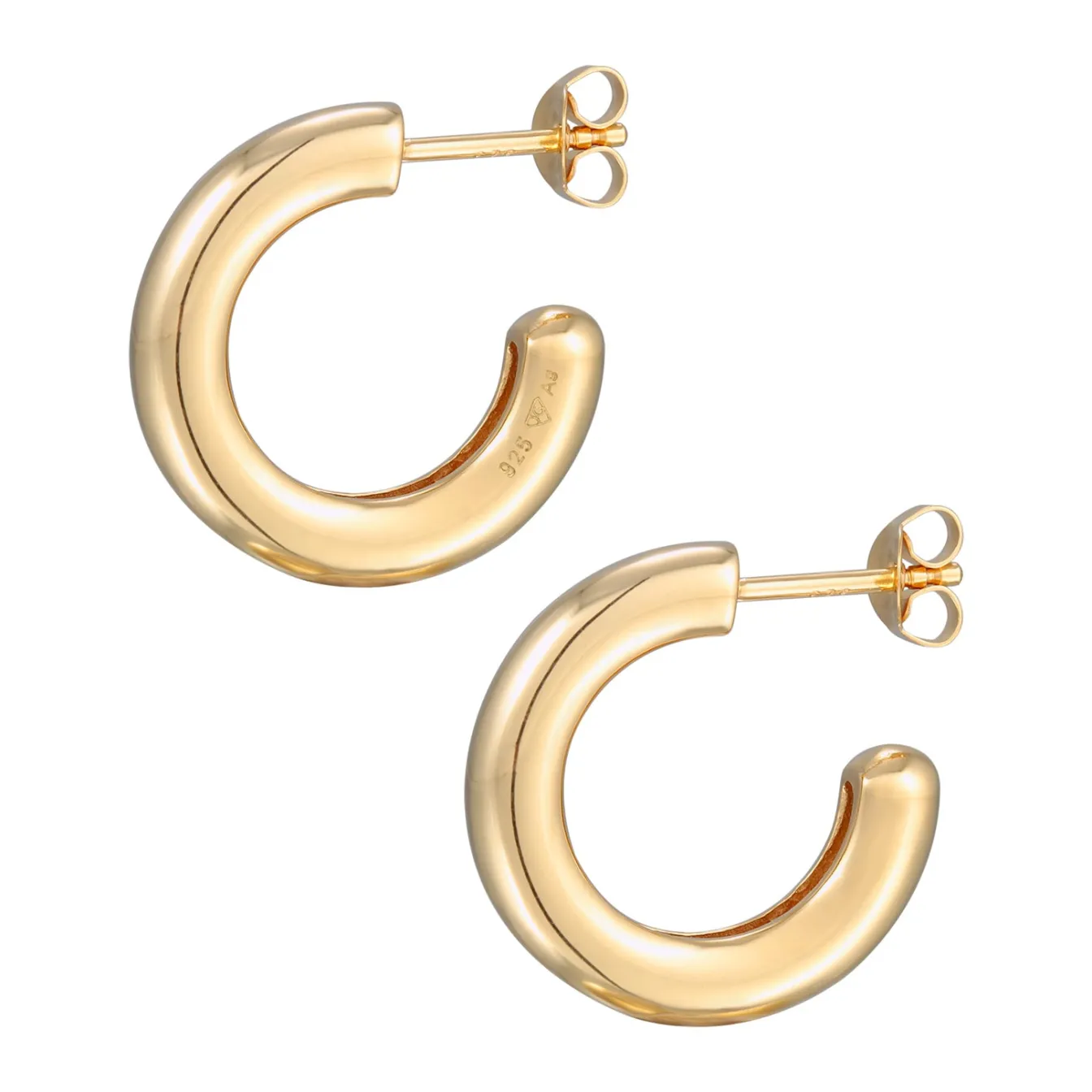 Elli "Creolen Stecker Basis< Ohrringe|Silber