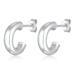 Elli "Creolen Stecker Mini< Vergoldet|Ohrringe
