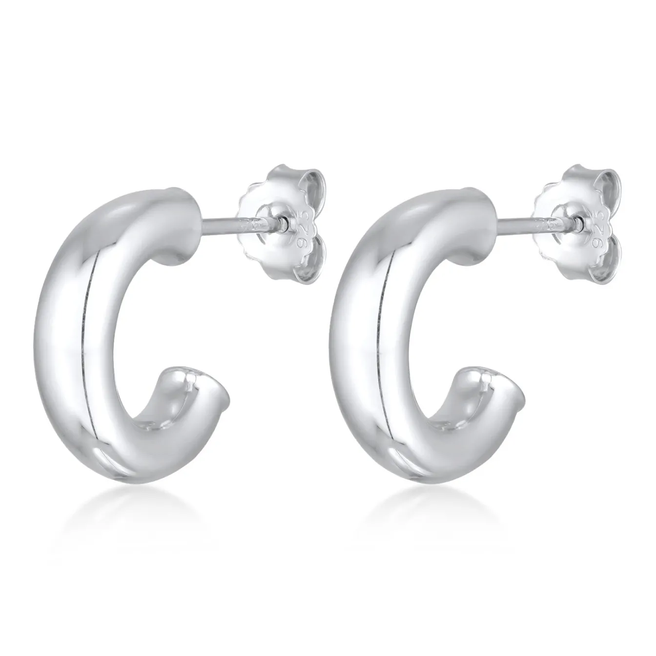 Elli "Creolen Stecker Mini< Vergoldet|Ohrringe