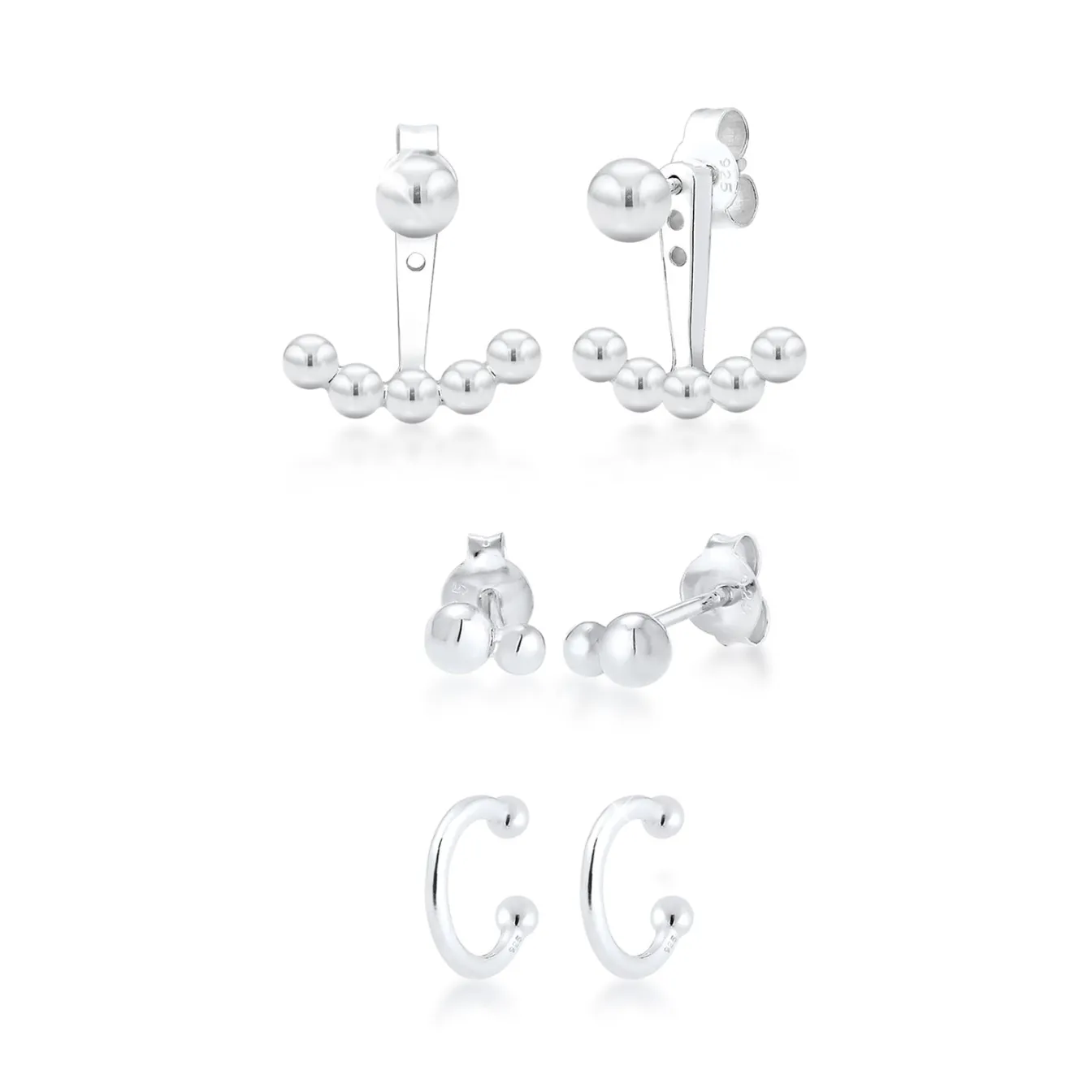 Elli "Ear Jacket< Ohrringe|Silber