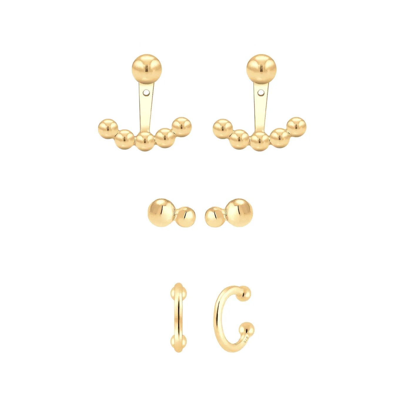 Elli "Ear Jacket< Ohrringe|Silber