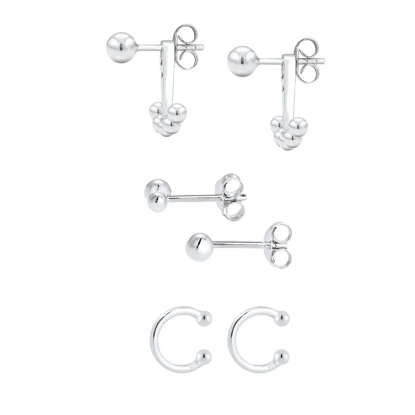 Elli "Ear Jacket< Ohrringe|Silber