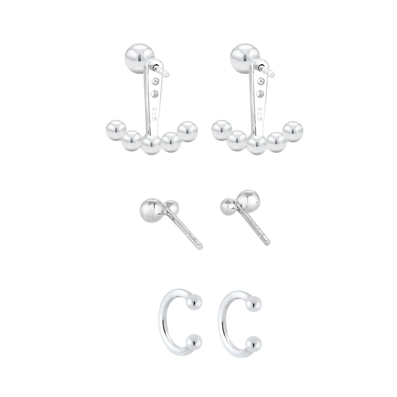 Elli "Ear Jacket< Ohrringe|Silber