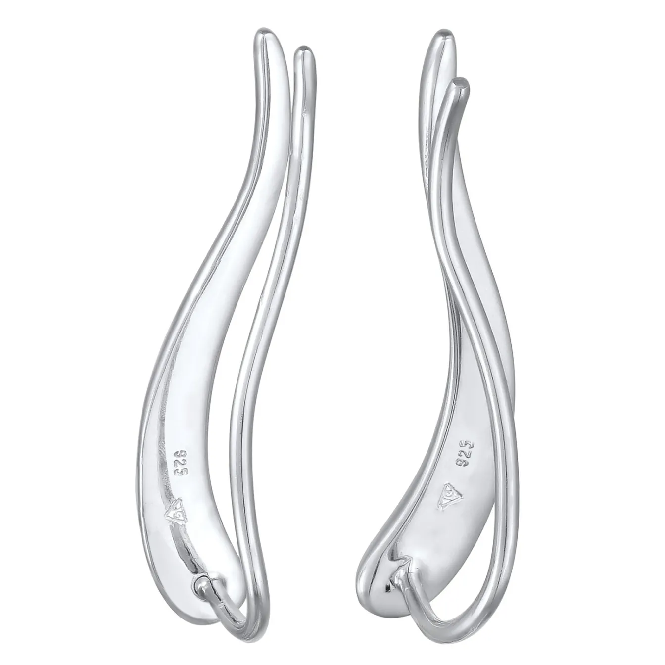 Elli "Earclimber Welle< Vergoldet|Ohrringe