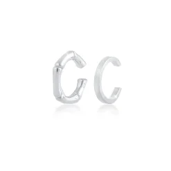 Elli "Earcuff Bambus< Symbol-schmuck|Ohrringe