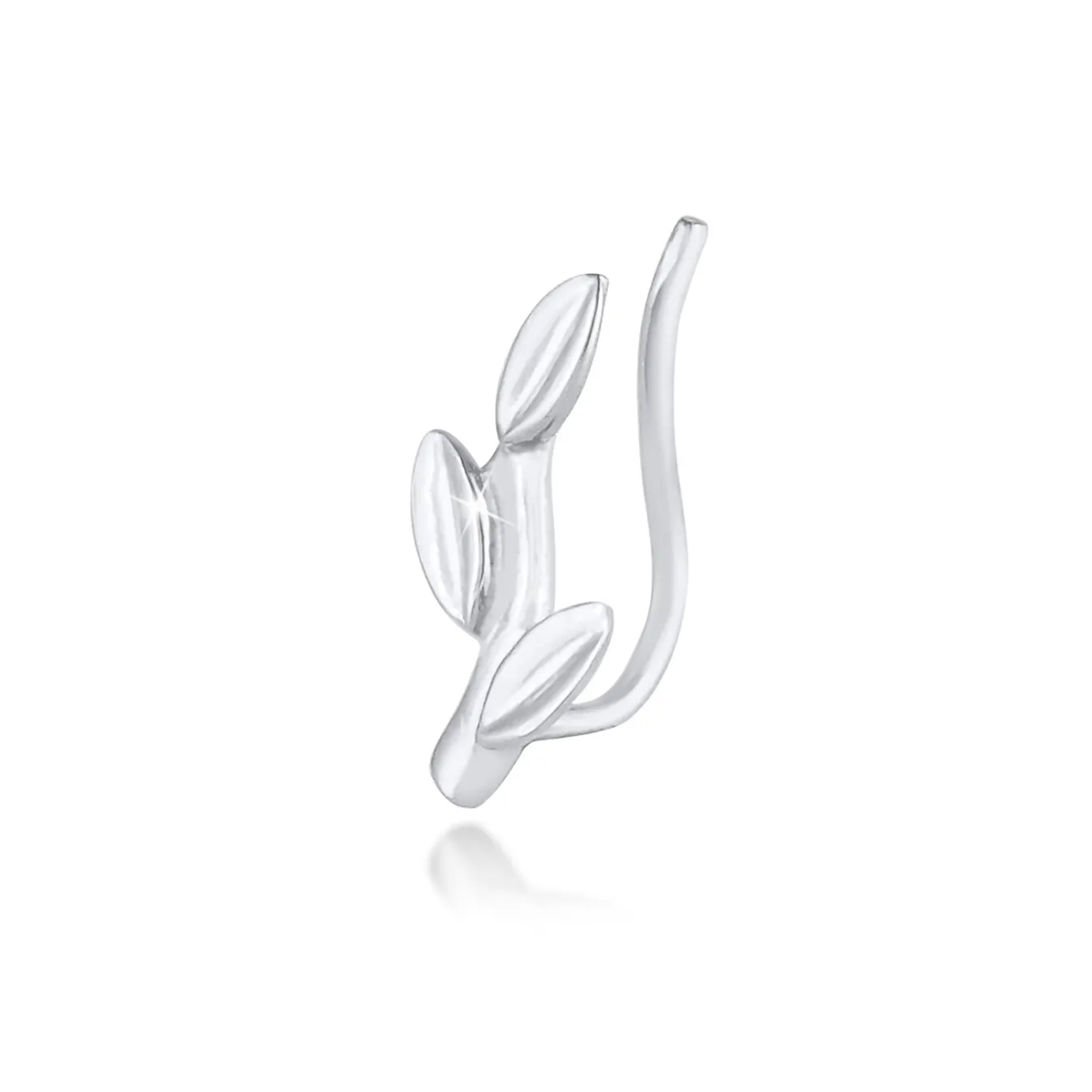 Elli "Earcuff Blatt Single< Symbol-schmuck|Ohrringe