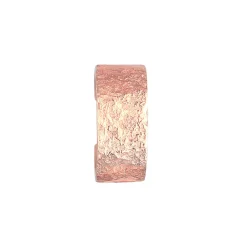 Elli "Earcuff Breit Basic Gehämmert 925 Silber< Roségold|Ohrringe