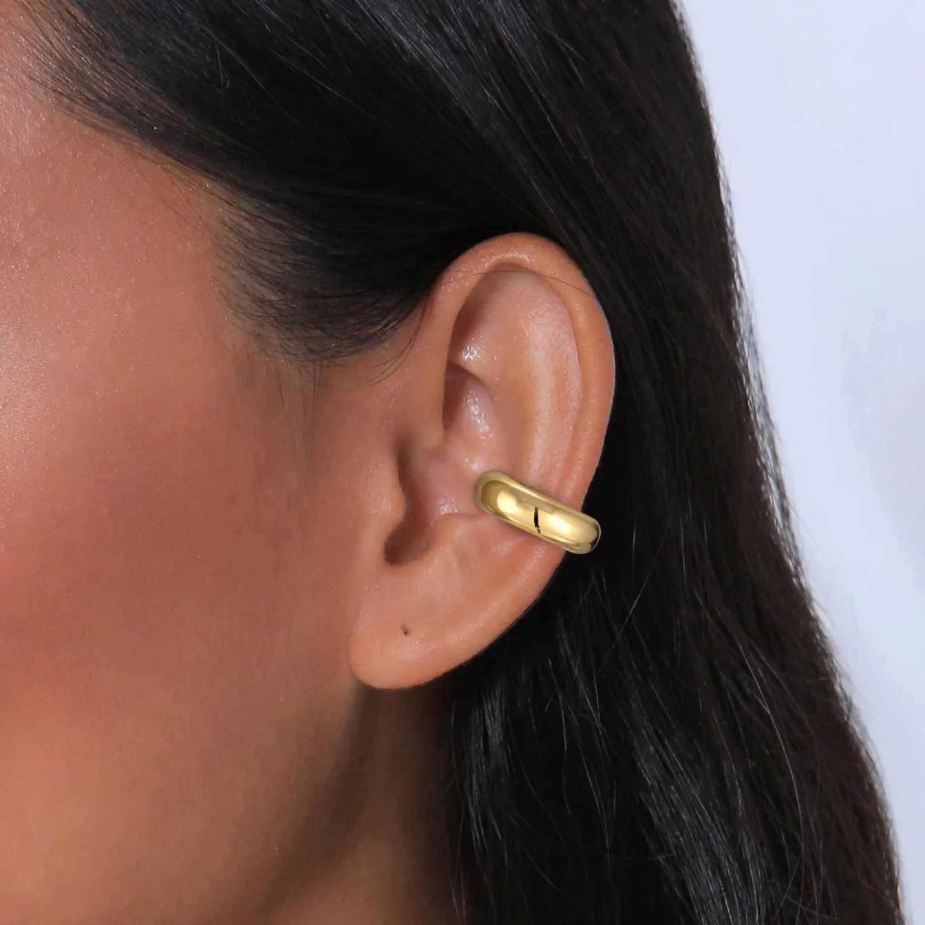 Elli "Earcuff Chunky< Ohrringe|Vergoldet