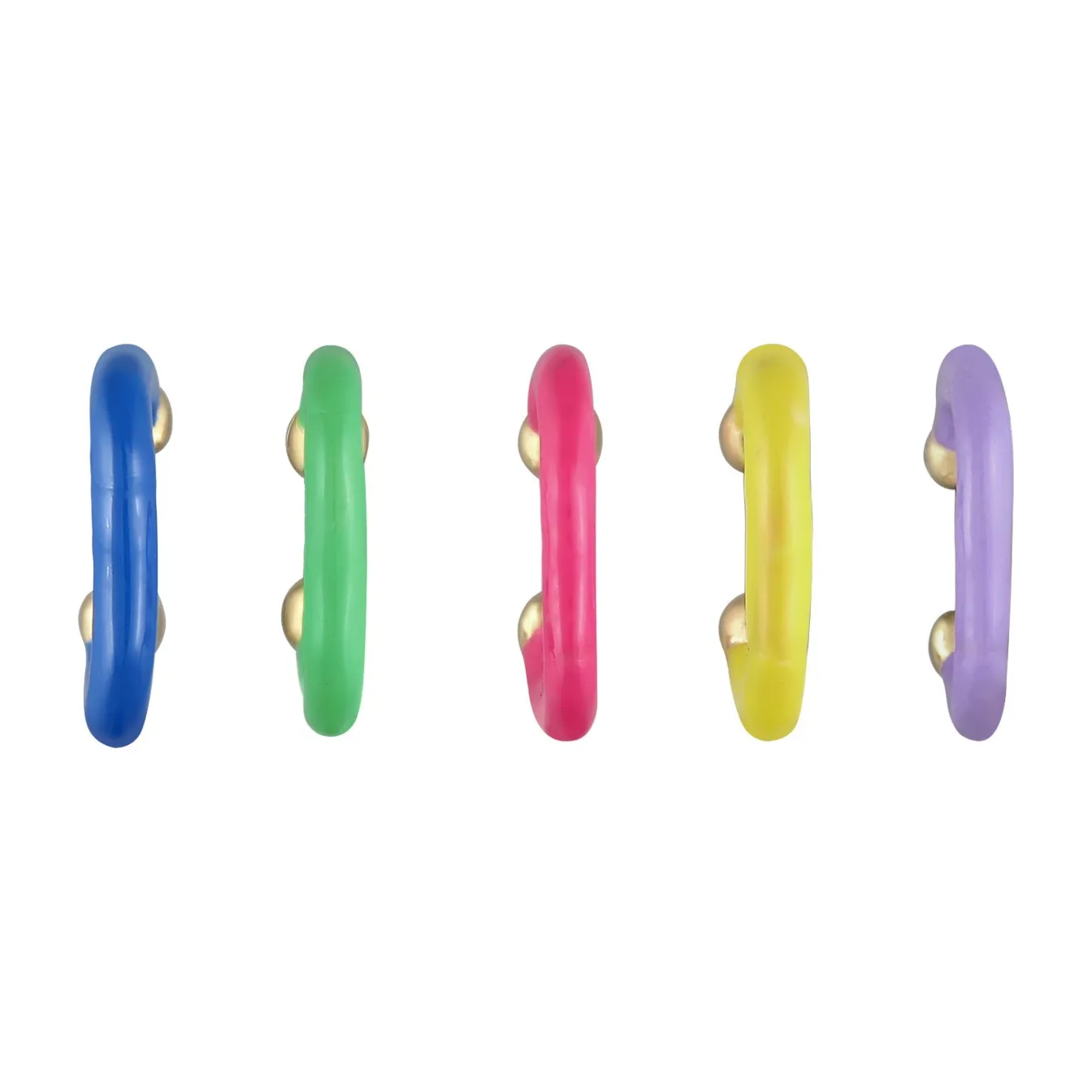 Elli "Earcuff 5er Set | Emaille< Ohrringe
