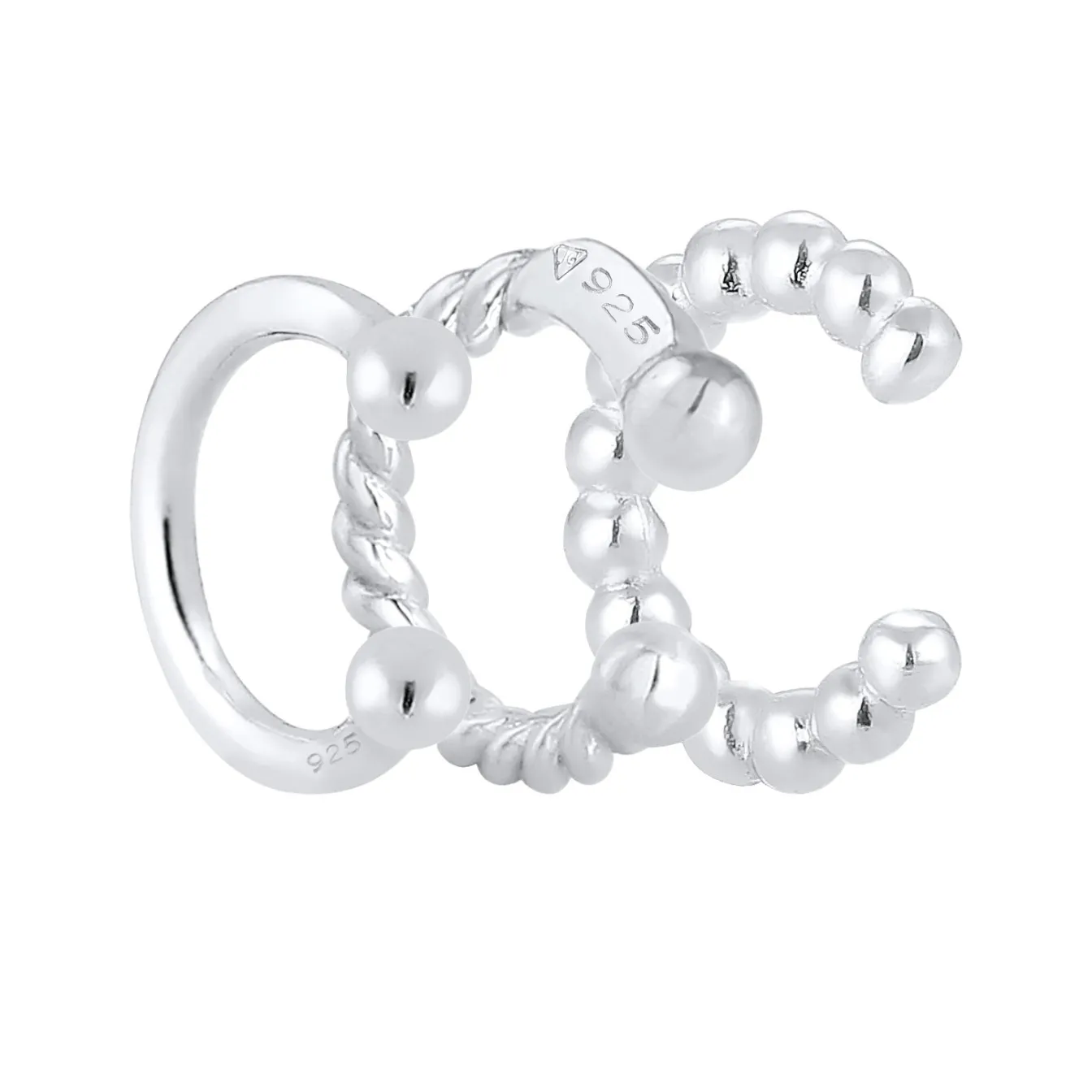 Elli "Earcuff 3er Set Basic< Roségold|Ohrringe