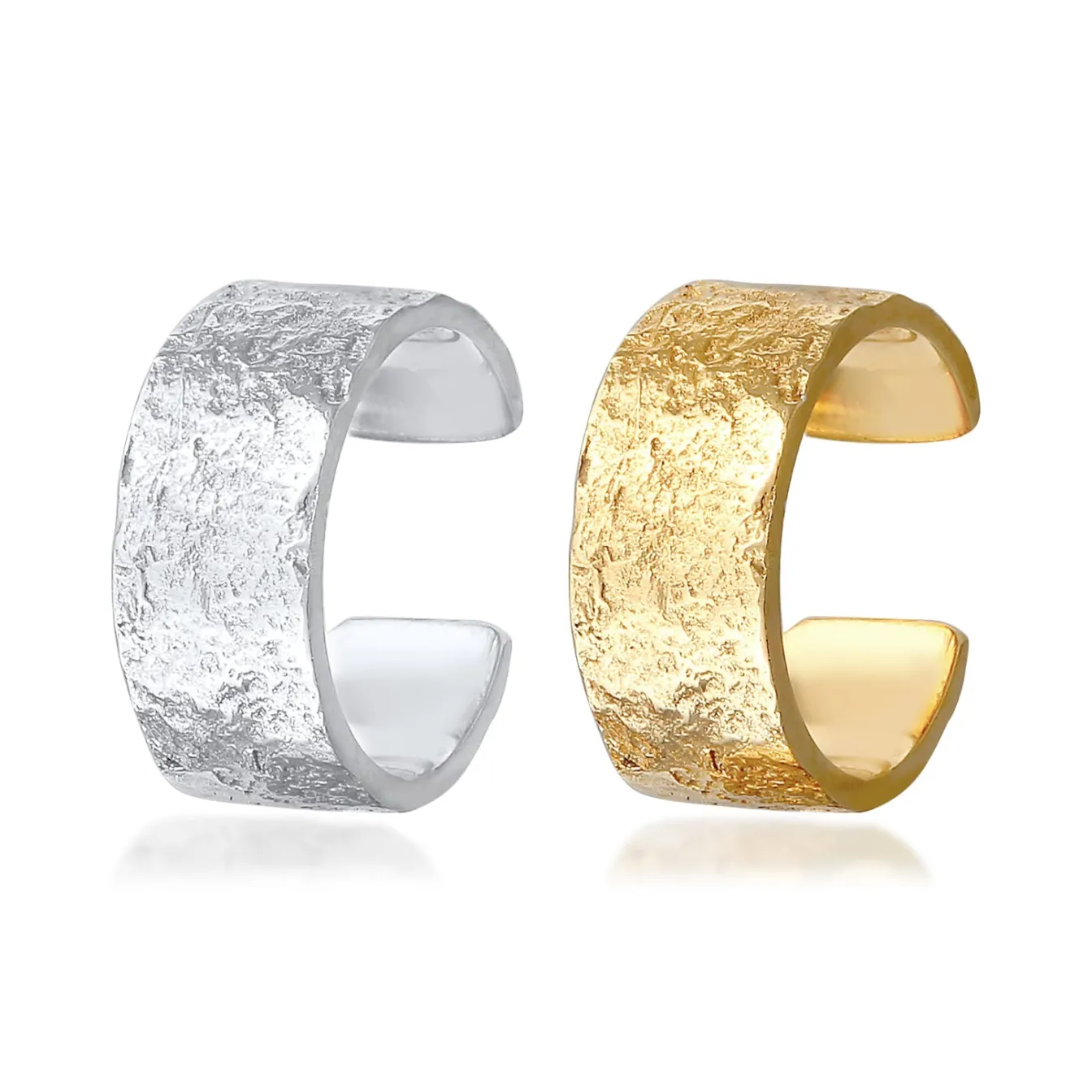 Elli "Earcuff Set Bicolor< Vergoldet|Ohrringe
