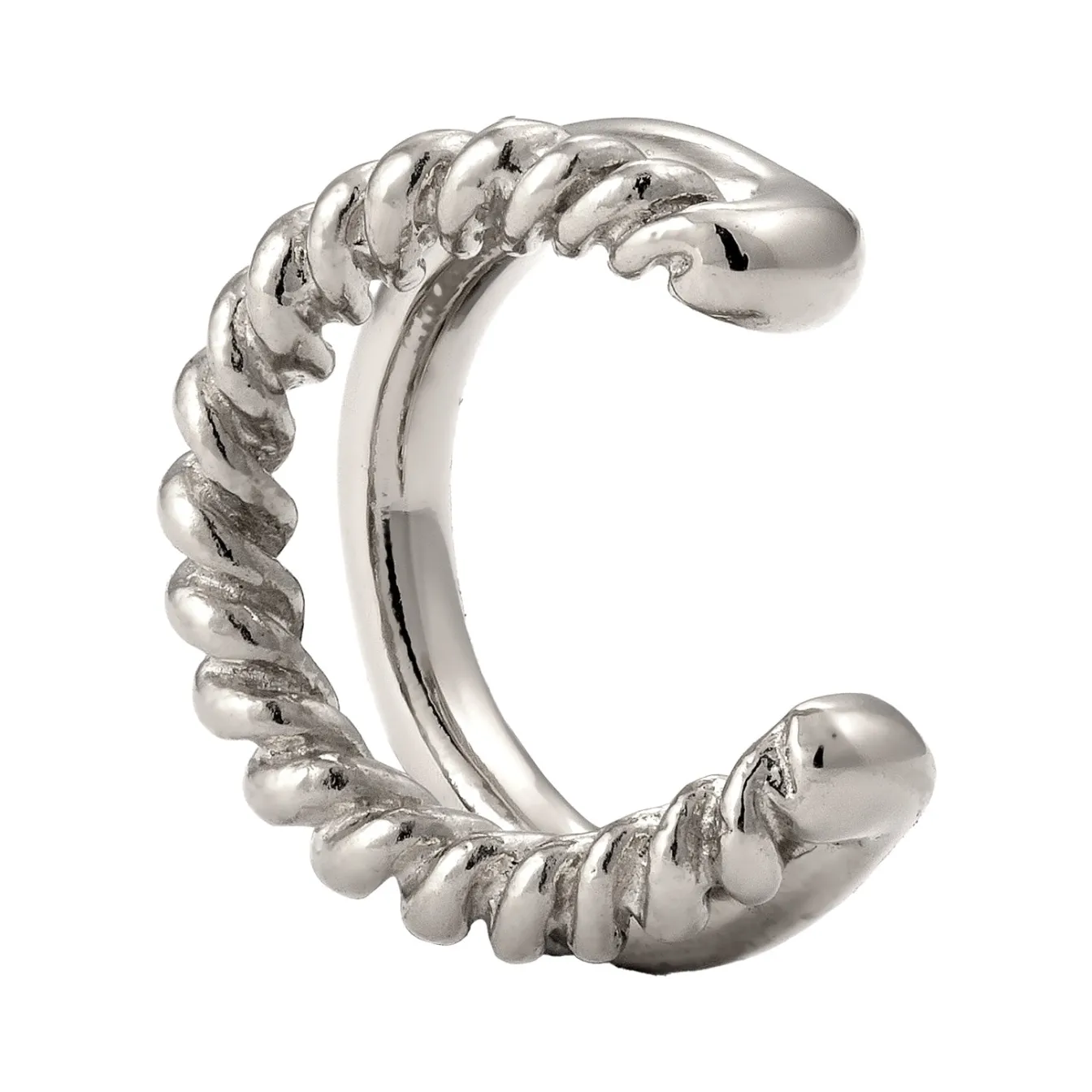 Elli "Earcuff Twisted< Vergoldet|Ohrringe