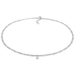 Elli "Figaro-Choker | Zirkonia (Weiß)< Halsketten