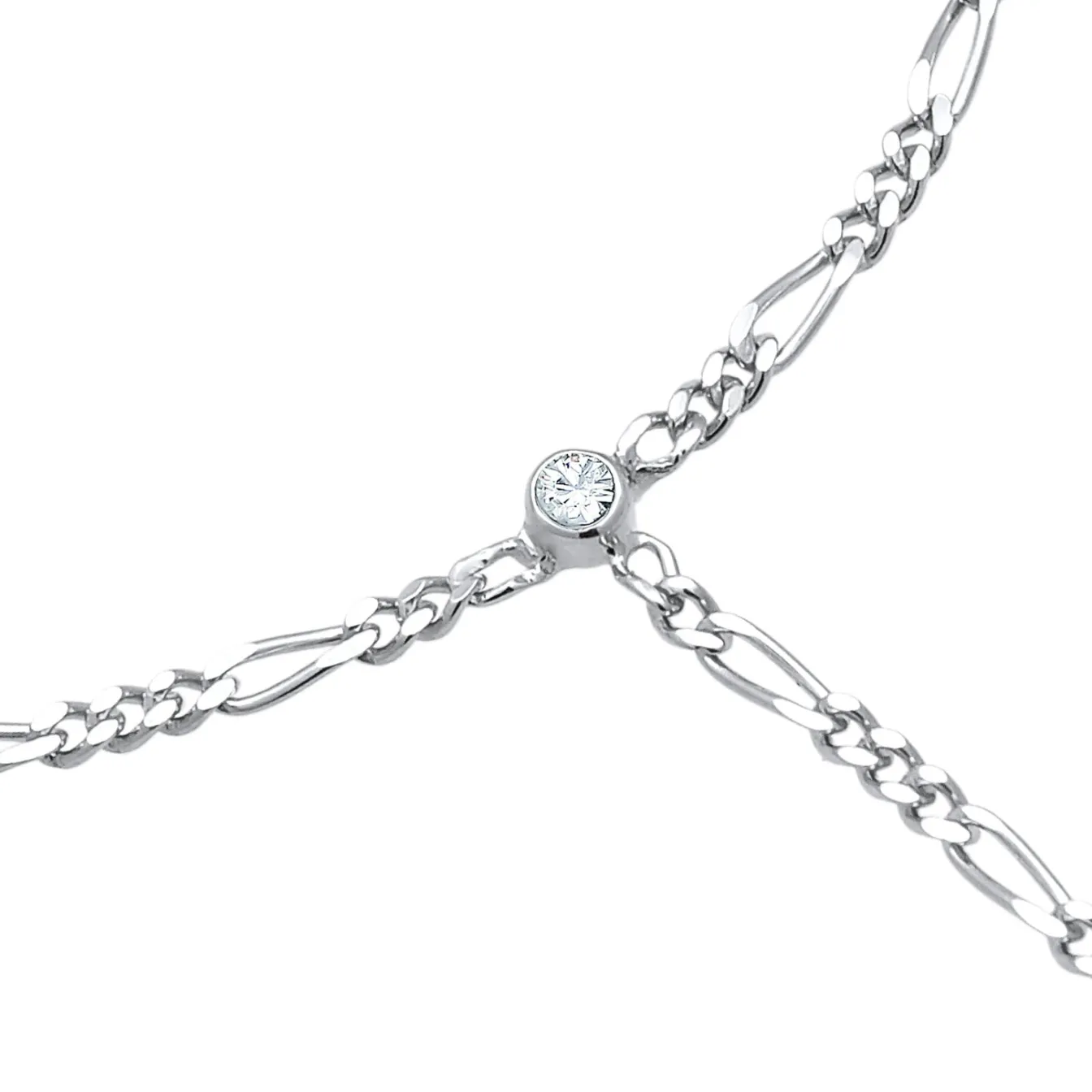 Elli "Figaro-Handkette< Armbänder|Silber