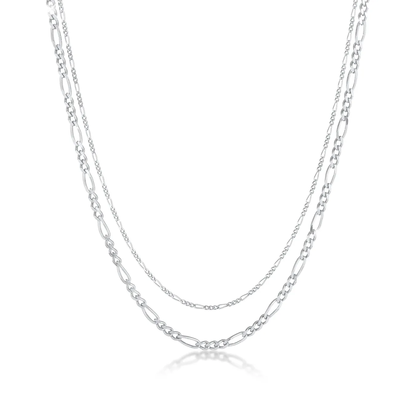 Elli "Figaro-Layer-Halskette< Halsketten|Silber