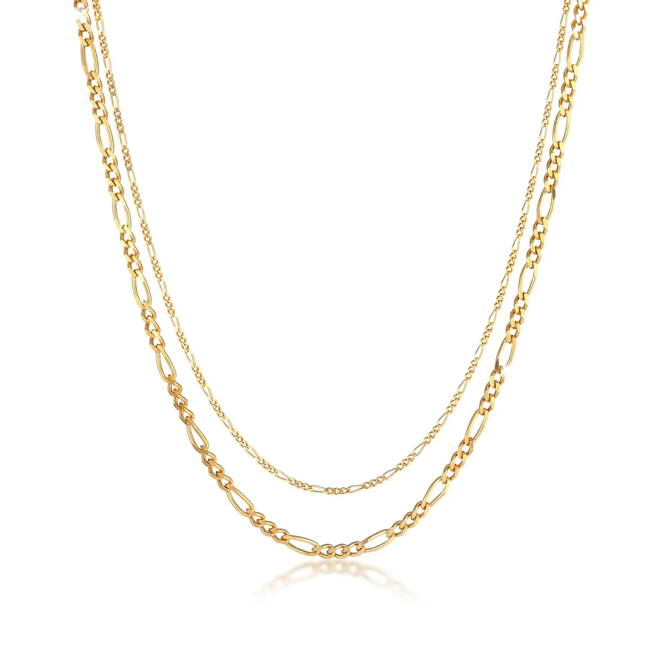 Elli "Figaro-Layer-Halskette< Halsketten|Silber