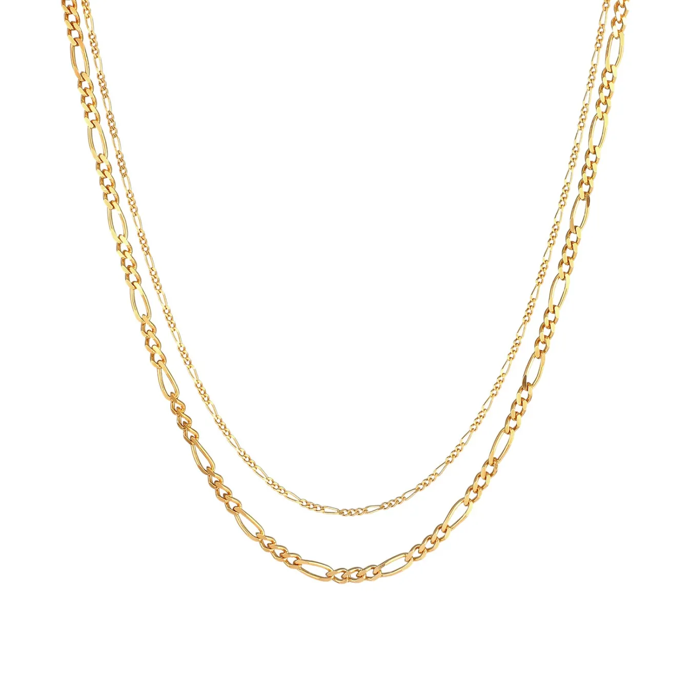 Elli "Figaro-Layer-Halskette< Halsketten|Silber