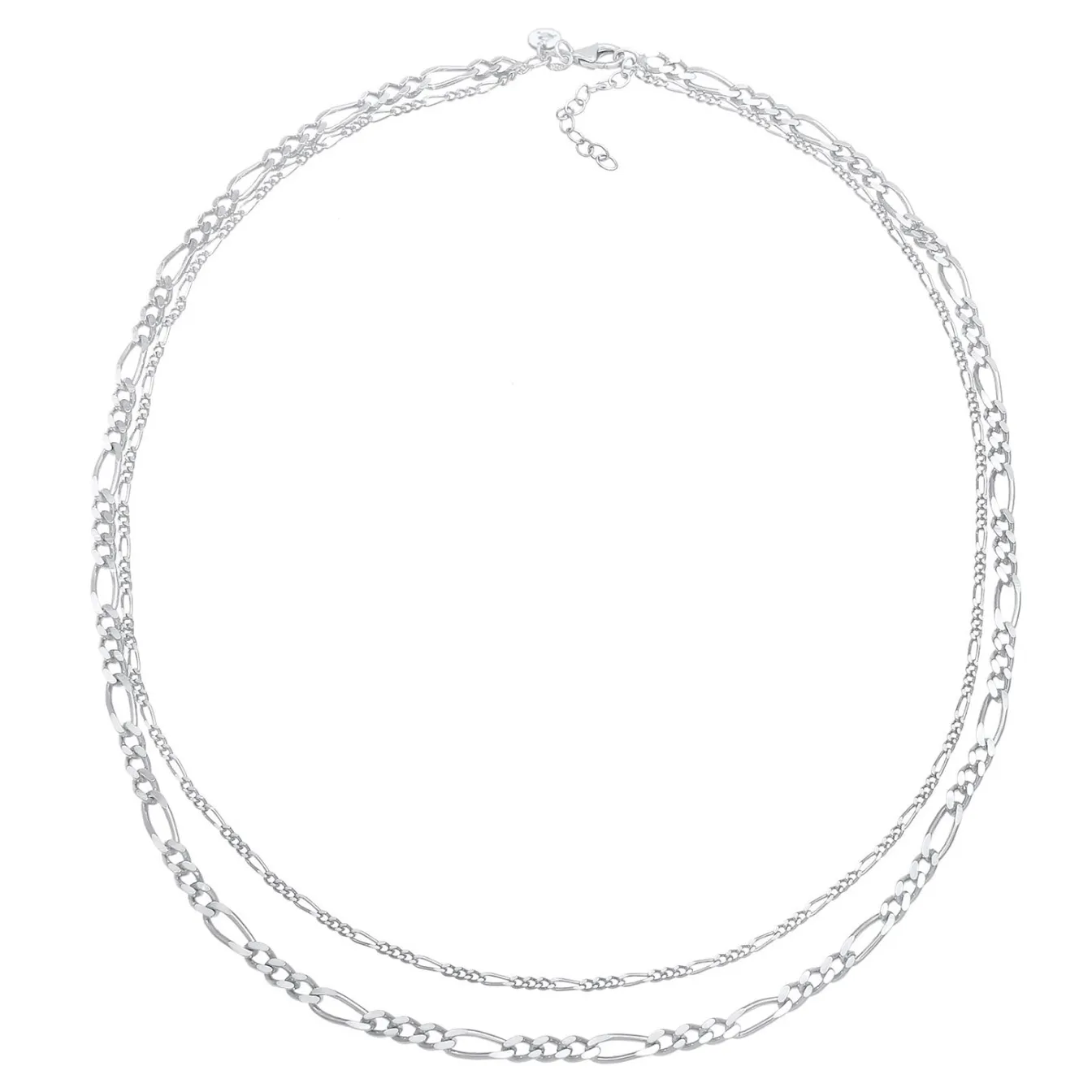 Elli "Figaro-Layer-Halskette< Halsketten|Silber