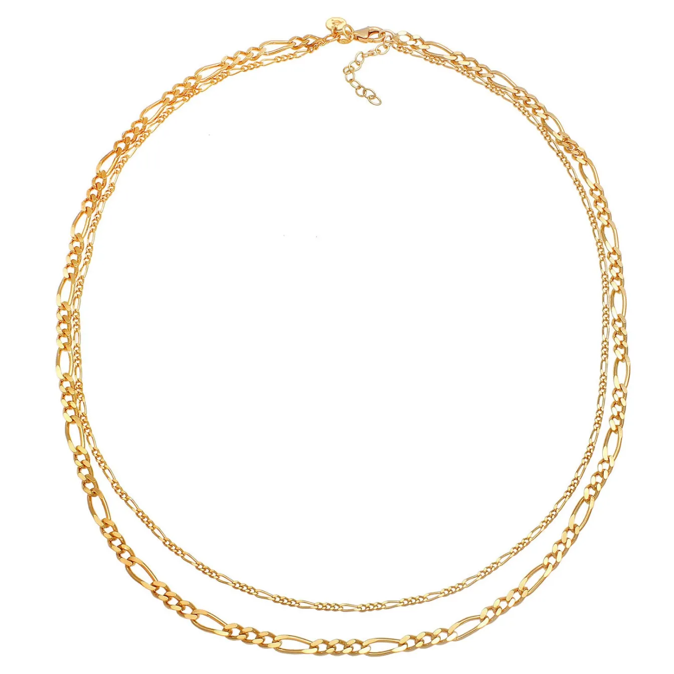 Elli "Figaro-Layer-Halskette< Halsketten|Silber