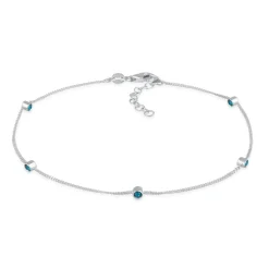 Elli "Fußkettchen | Kristall (Weiß)< Fußschmuck