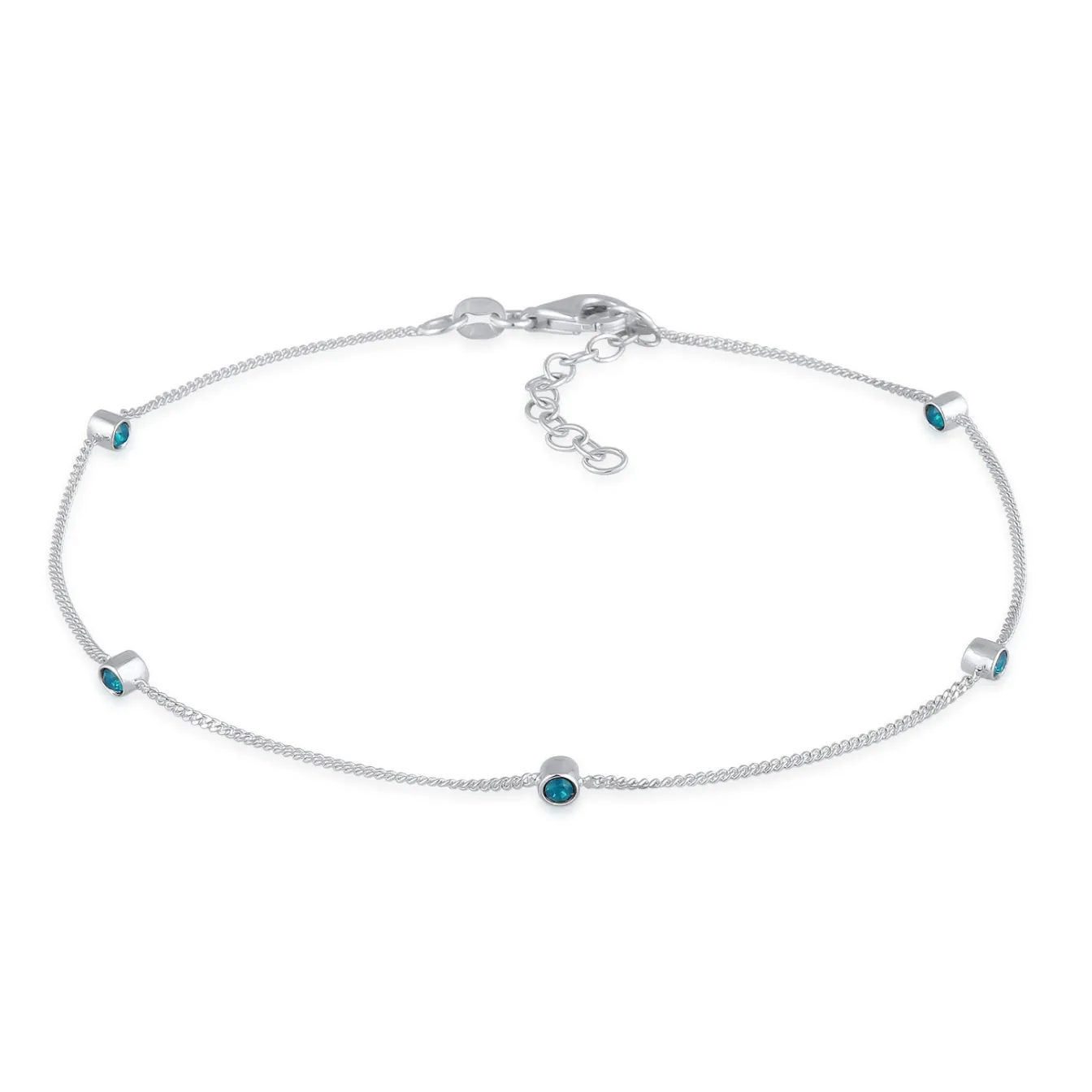 Elli "Fußkettchen | Kristall (Weiß)< Fußschmuck