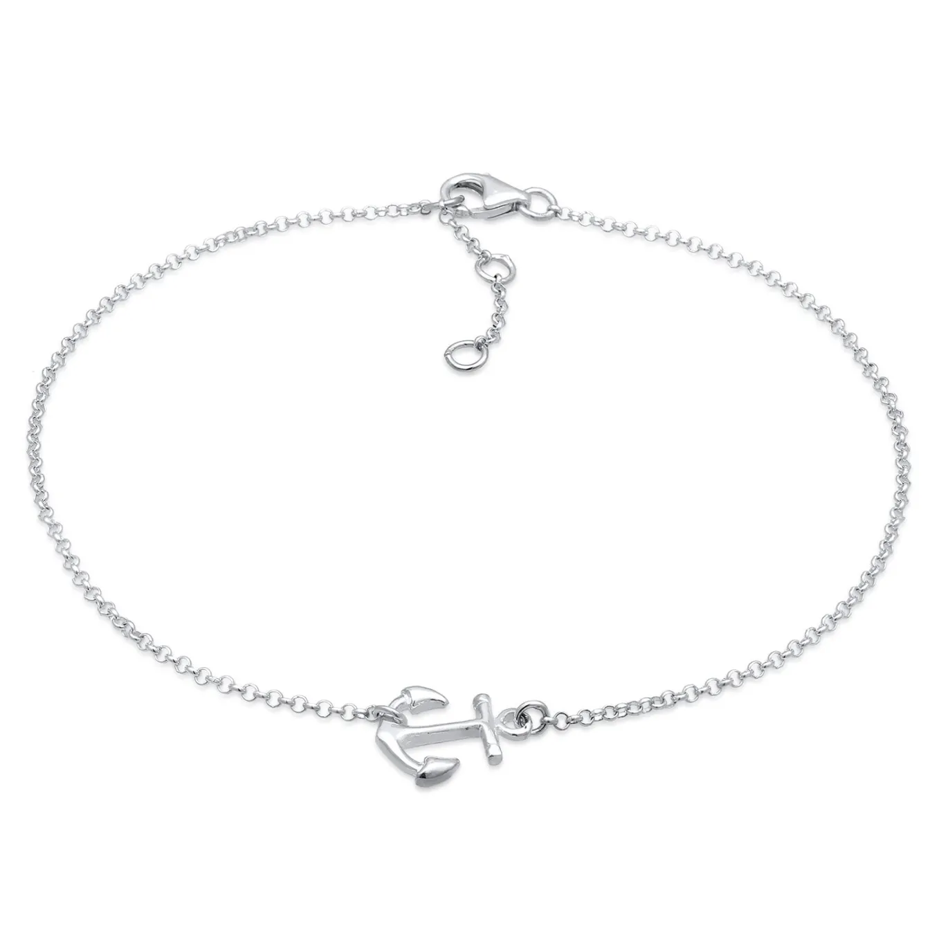 Elli "Fußkettchen Anker< Roségold|Symbol-schmuck