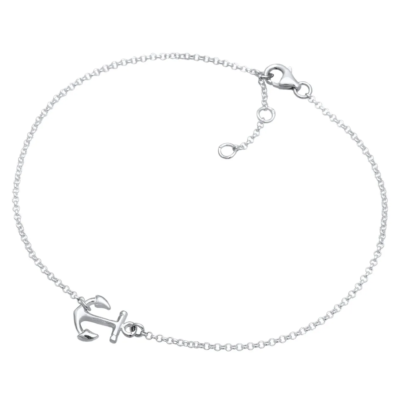 Elli "Fußkettchen Anker< Roségold|Symbol-schmuck