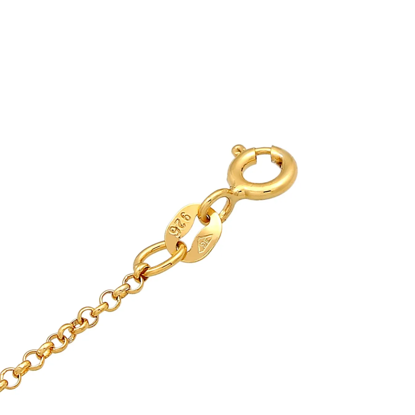 Elli "Fußkettchen Beads< Fußschmuck|Vergoldet
