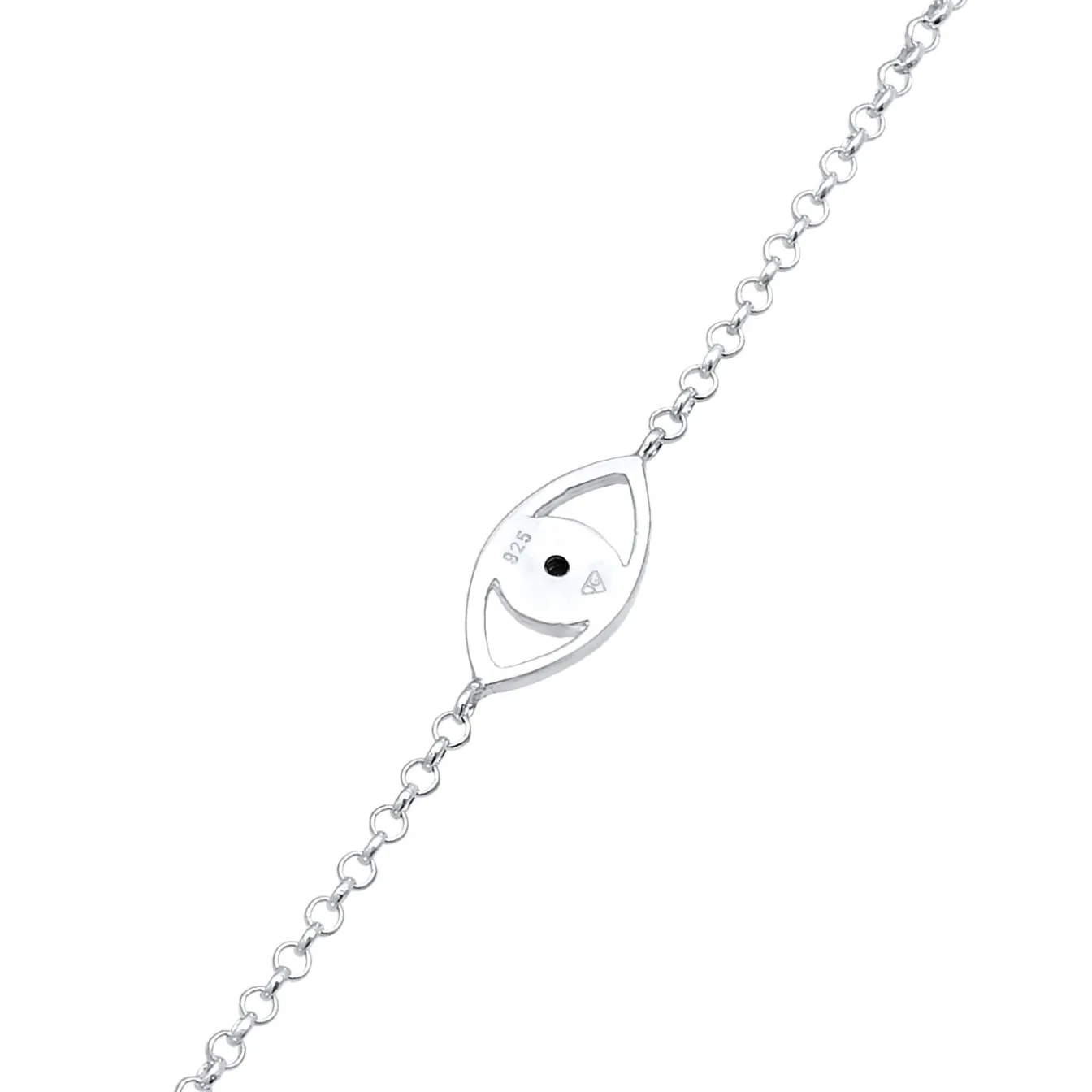 Elli "Fußkettchen Evil Eye | Kristall (Blau)< Symbol-schmuck|Armbänder