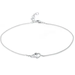 Elli "Fußkettchen Herz< Symbol-schmuck|Herz-schmuck