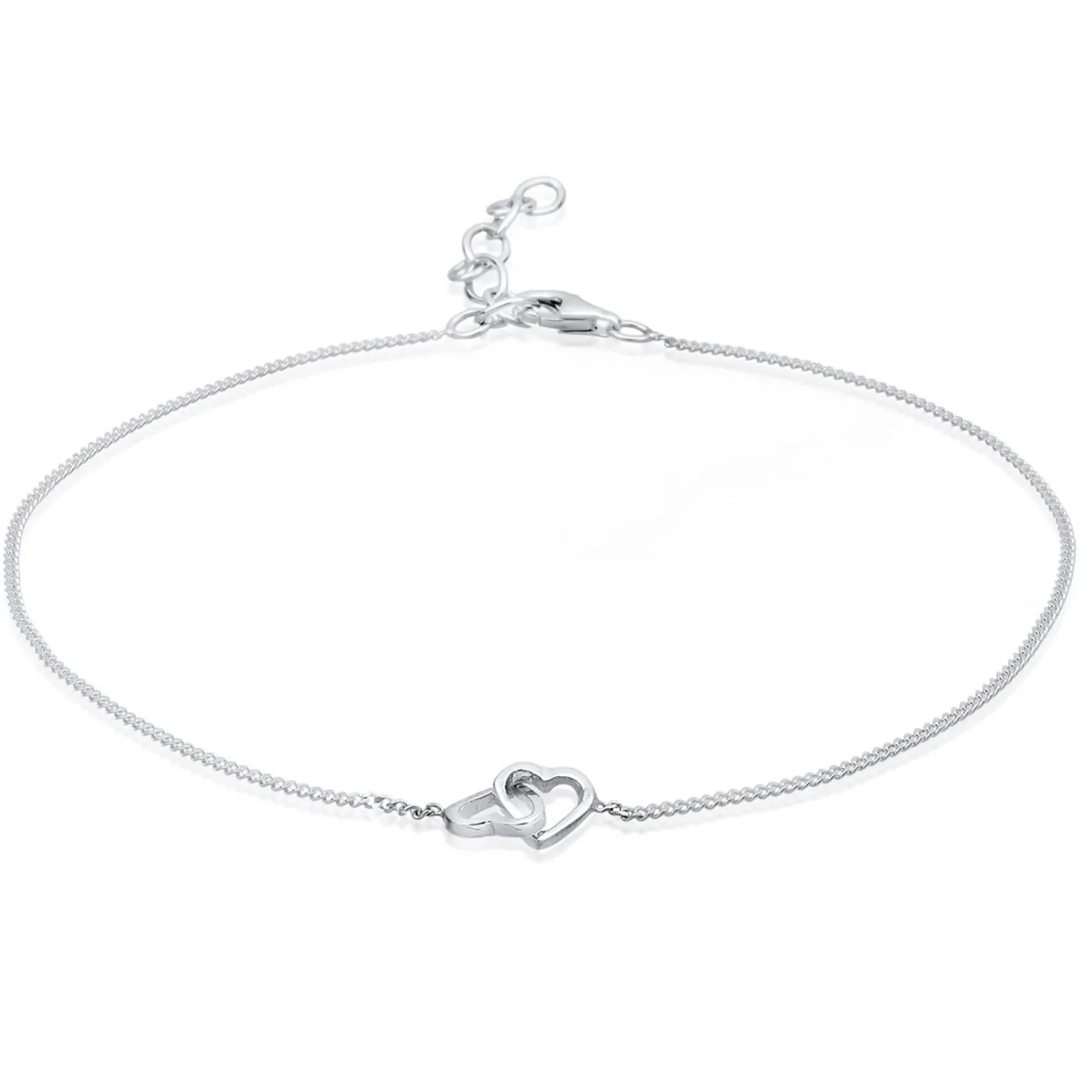 Elli "Fußkettchen Herz< Symbol-schmuck|Herz-schmuck