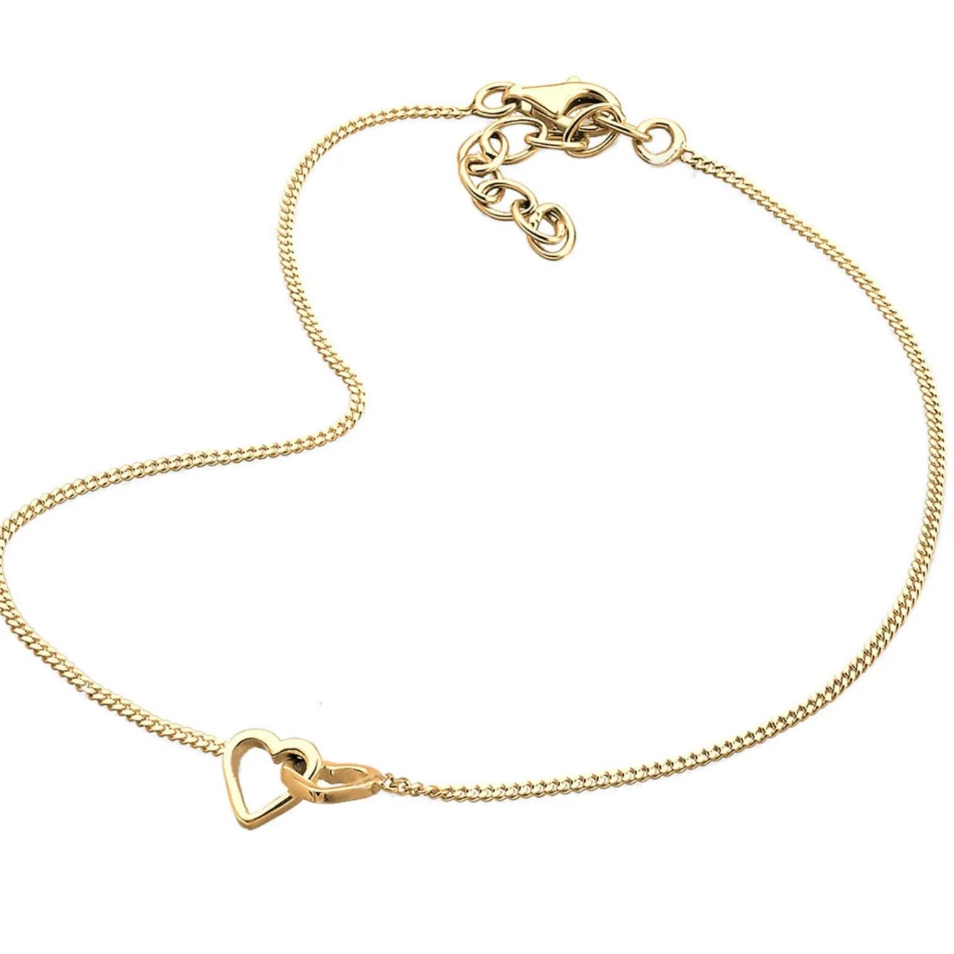 Elli "Fußkettchen Herz< Symbol-schmuck|Herz-schmuck