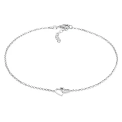 Elli "Fußkettchen Herz< Roségold|Symbol-schmuck