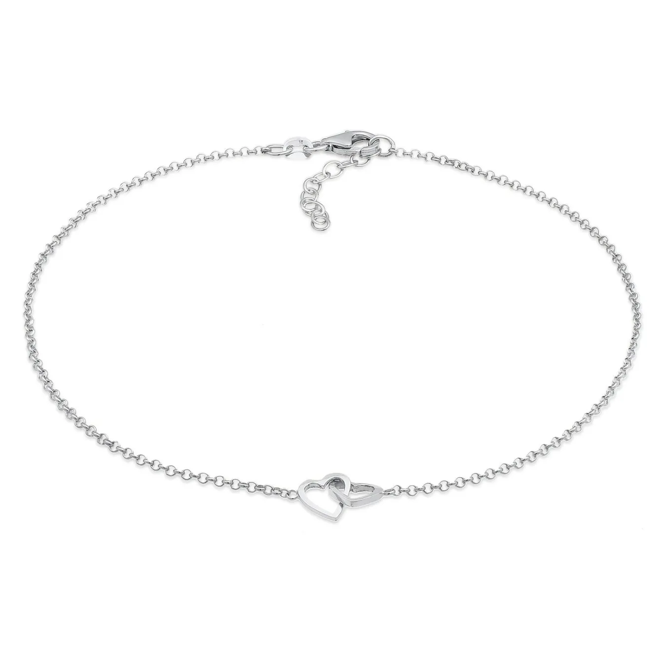 Elli "Fußkettchen Herz< Roségold|Symbol-schmuck