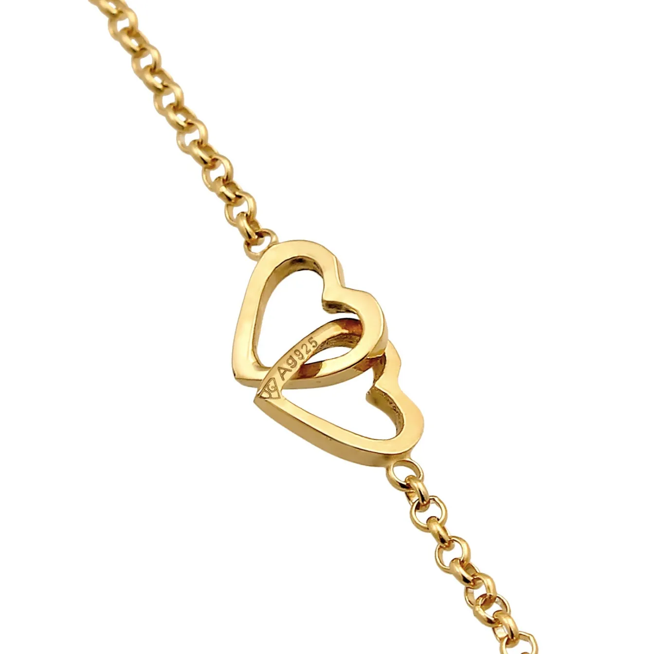 Elli "Fußkettchen Herz< Roségold|Symbol-schmuck