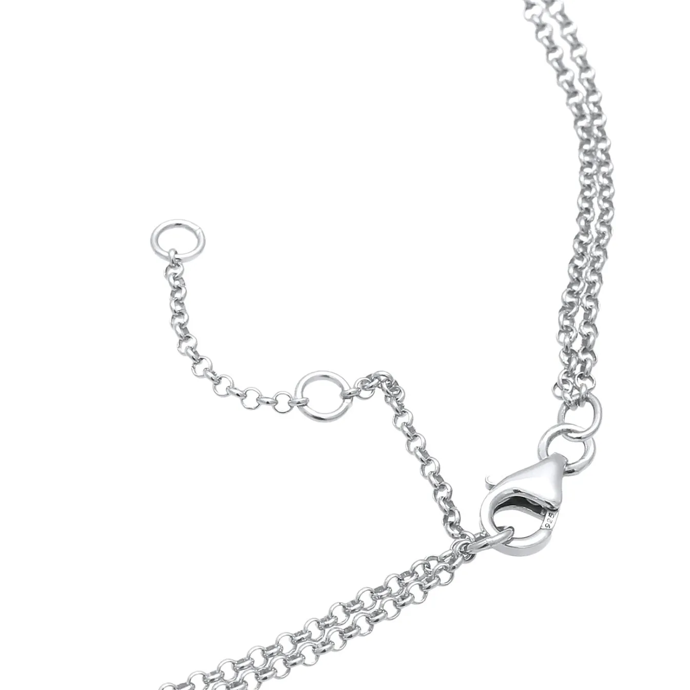 Elli "Fußkettchen Infinity | Kristall ( Weiß )< Symbol-schmuck|Herz-schmuck