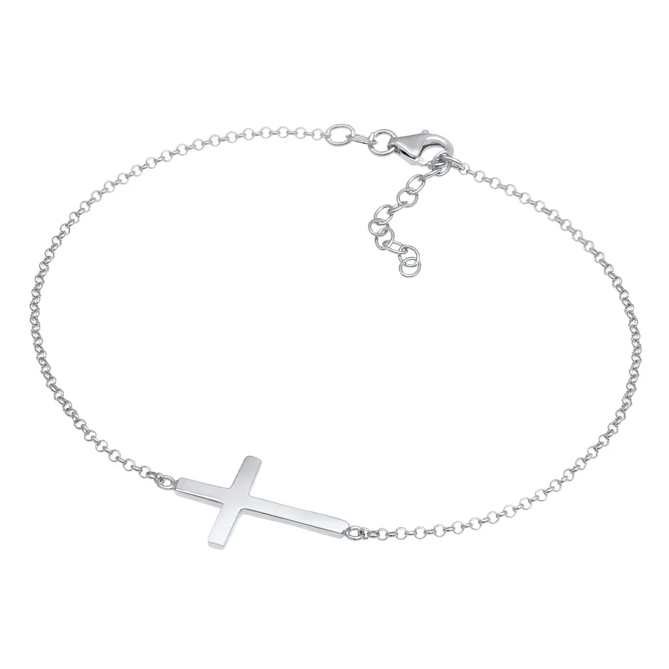 Elli "Fußkettchen Kreuz< Symbol-schmuck|Fußschmuck