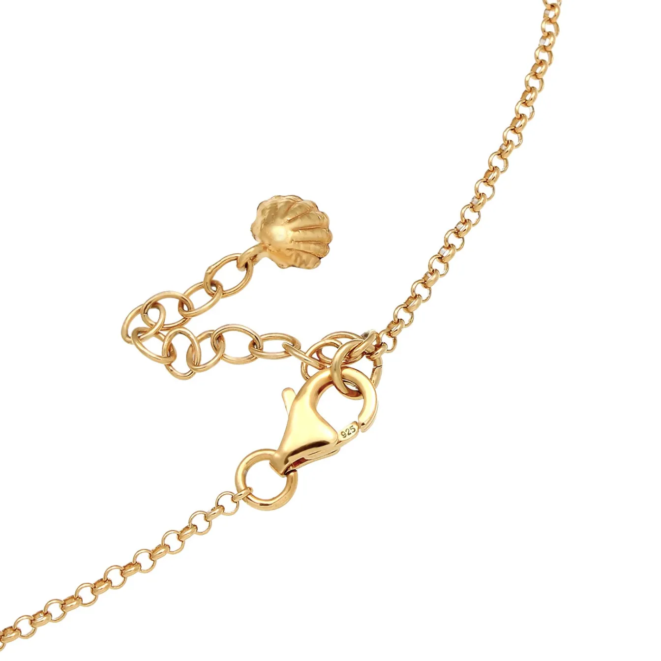 Elli "Fußkettchen Muschel< Symbol-schmuck|Fußschmuck