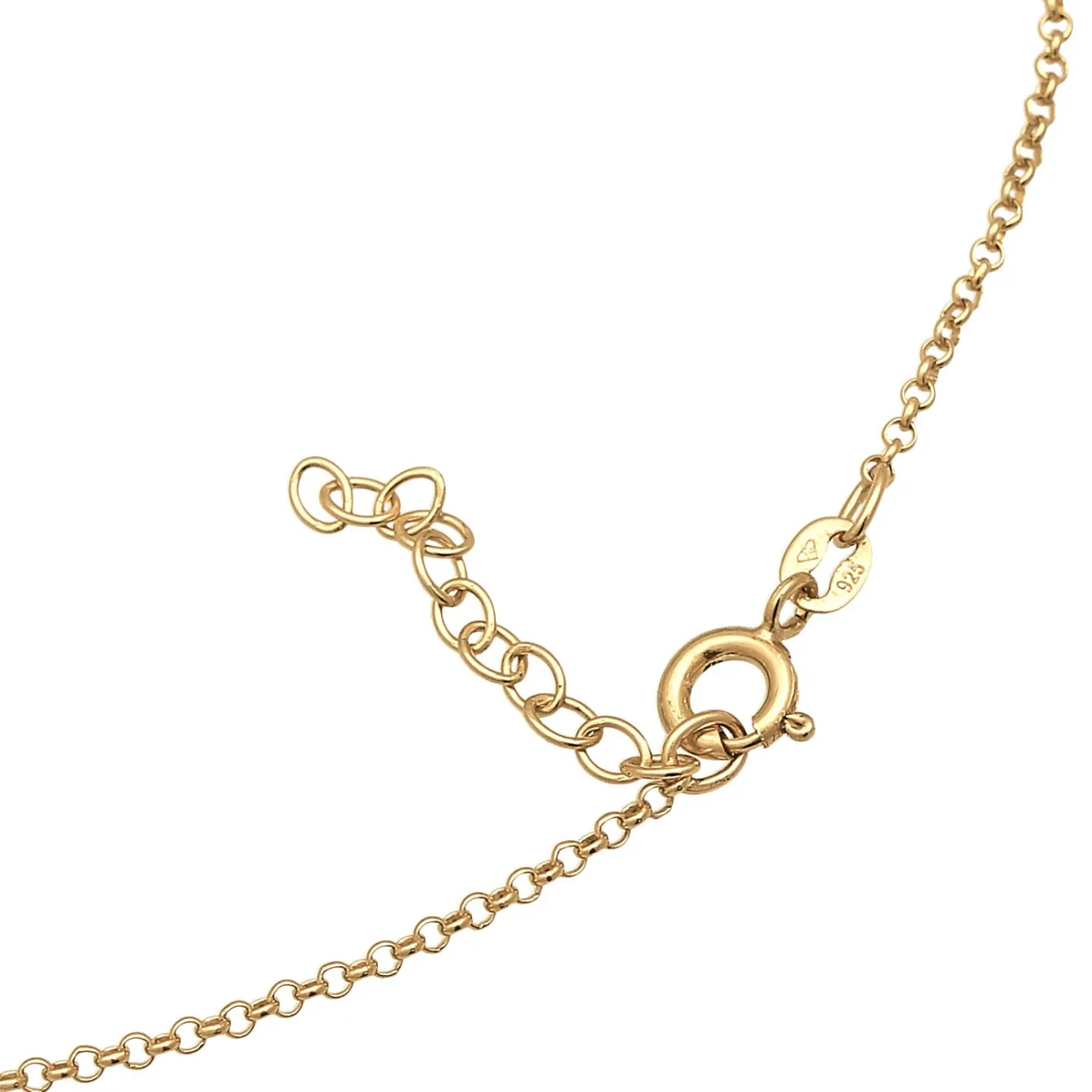Elli "Fußkettchen Plättchen Geo< Fußschmuck|Silber