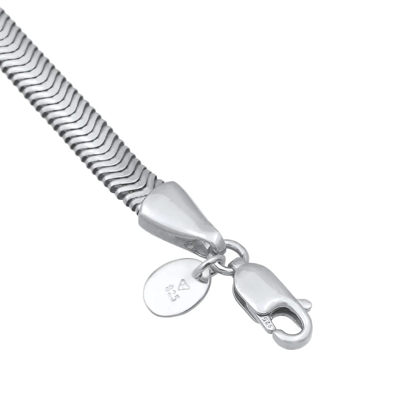 Elli "Fußkettchen Schlagenkette< Fußschmuck|Silber