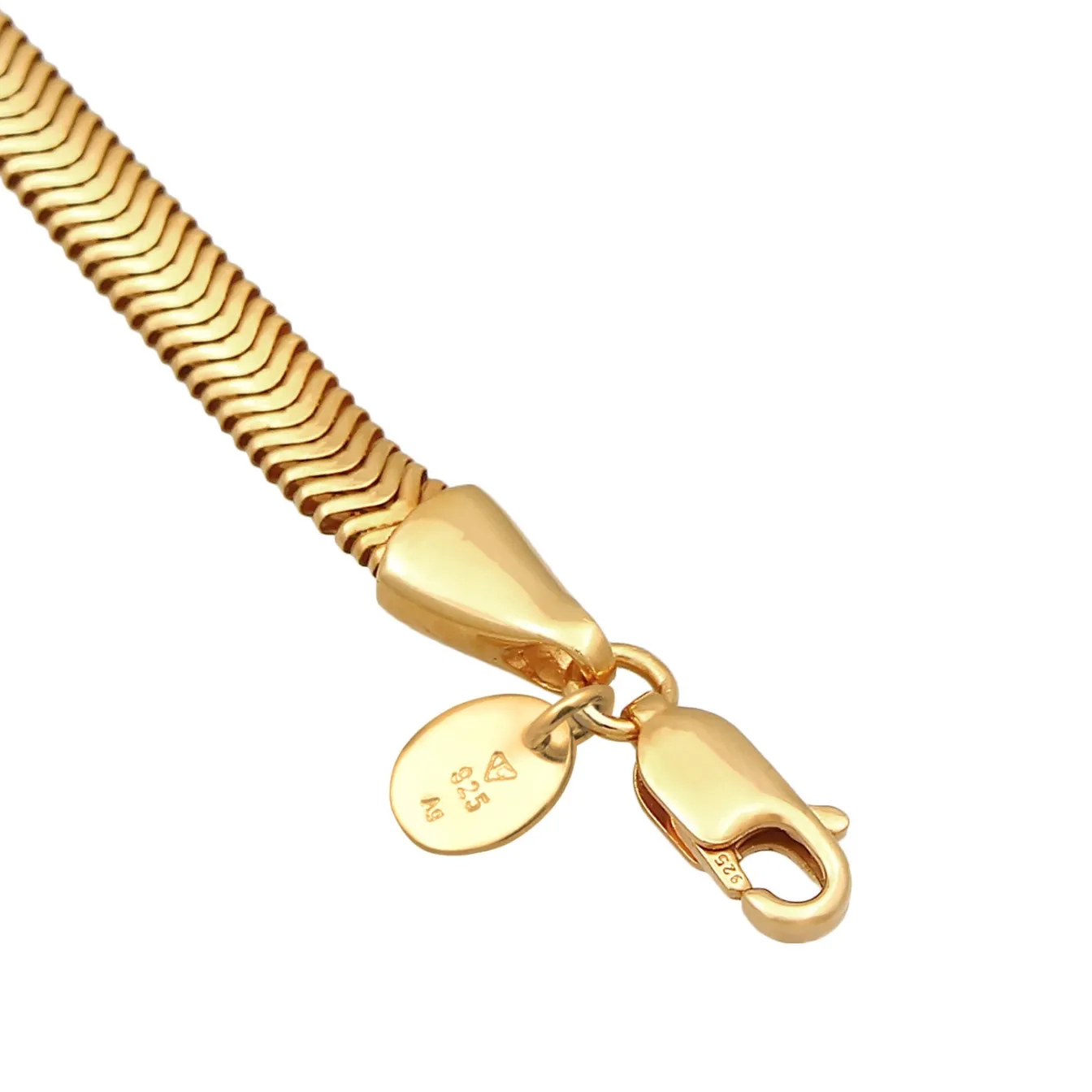 Elli "Fußkettchen Schlagenkette< Fußschmuck|Silber