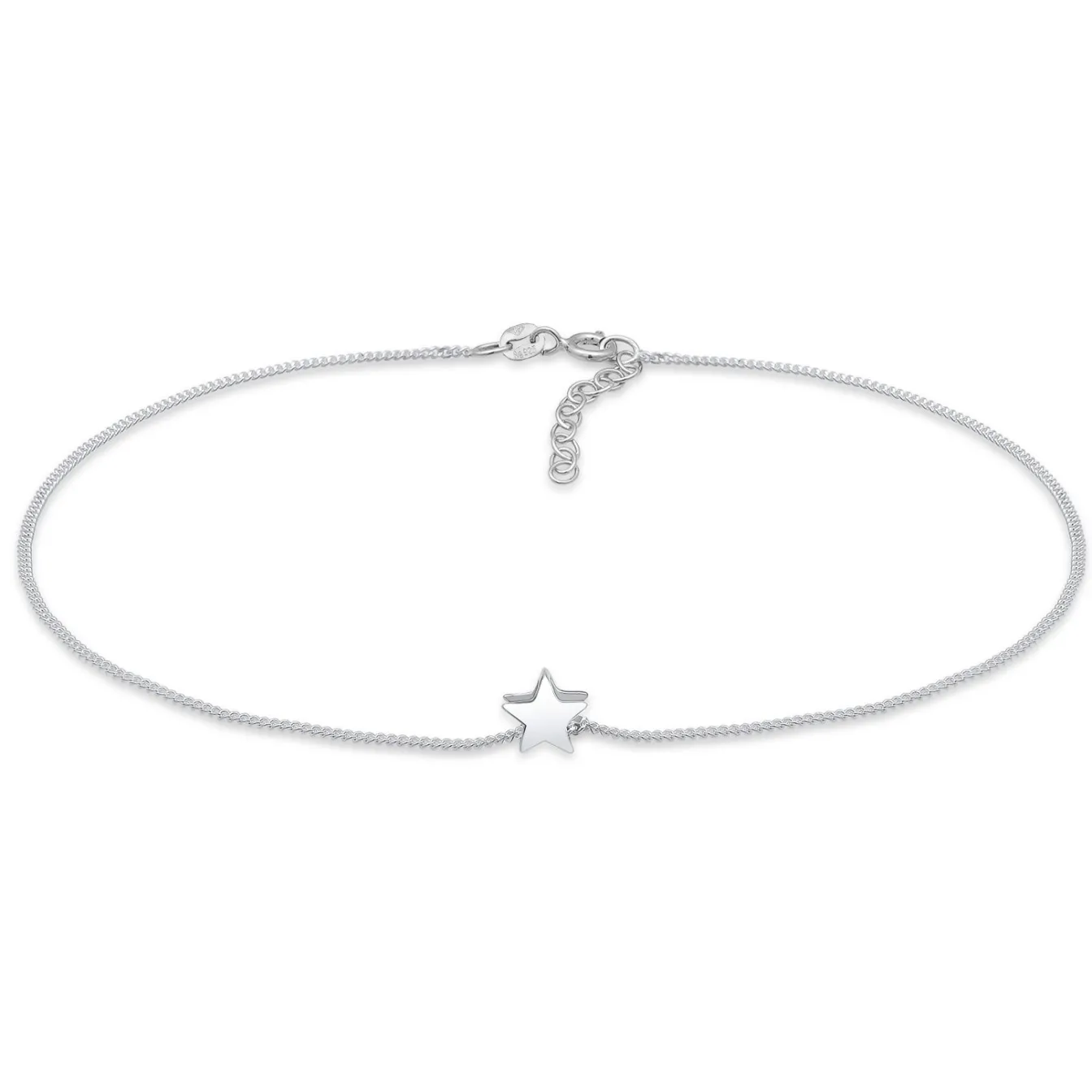 Elli "Fußkettchen Stern< Fußschmuck|Vergoldet