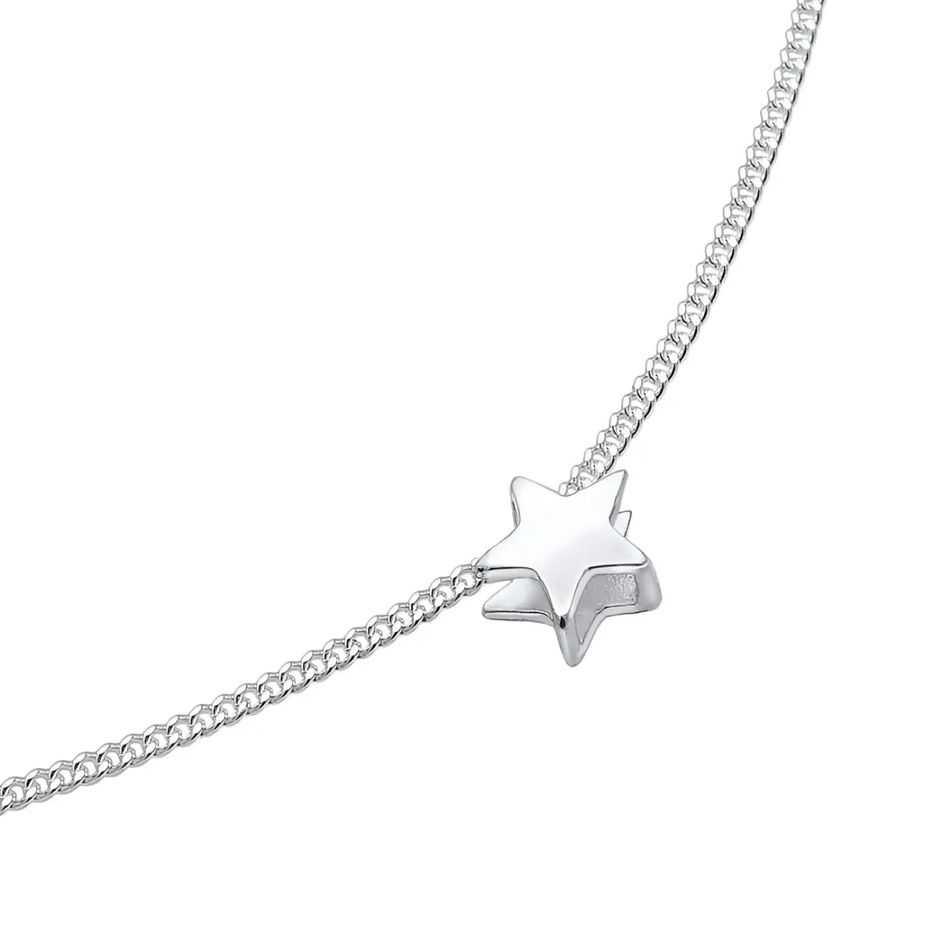 Elli "Fußkettchen Stern< Fußschmuck|Vergoldet