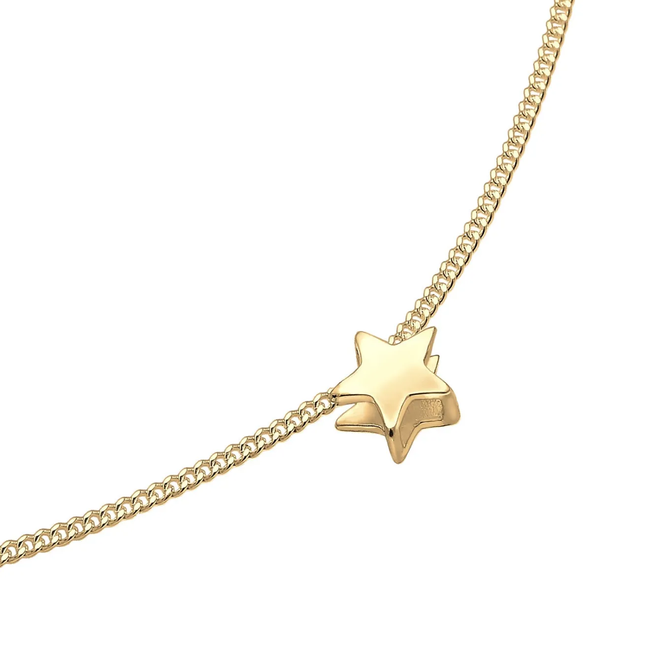 Elli "Fußkettchen Stern< Fußschmuck|Vergoldet