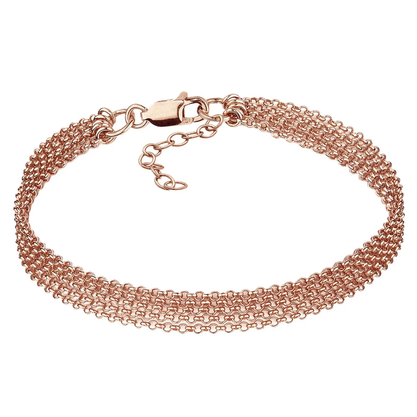 Elli "Gliederarmband< Roségold|Vergoldet
