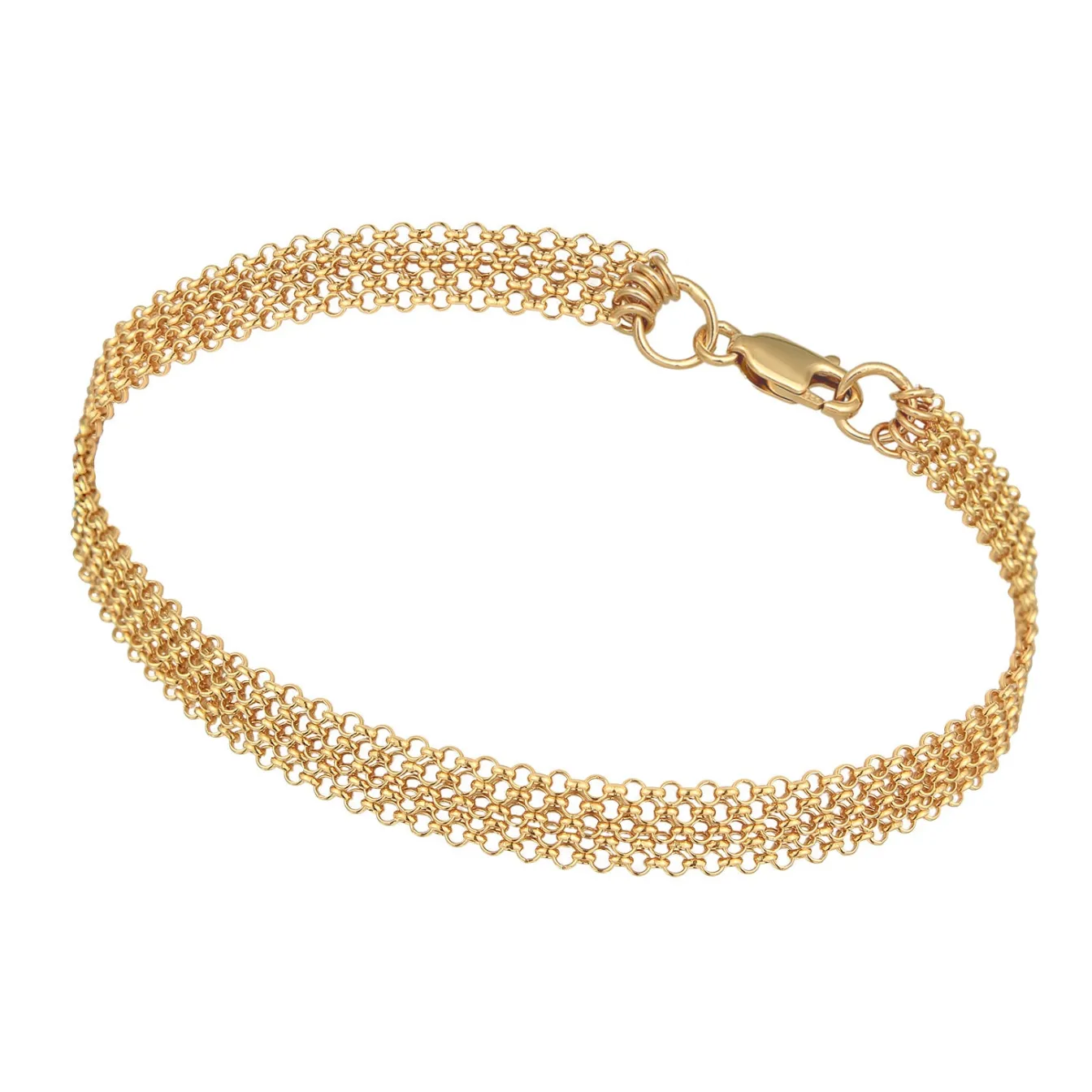 Elli "Gliederarmband< Roségold|Vergoldet